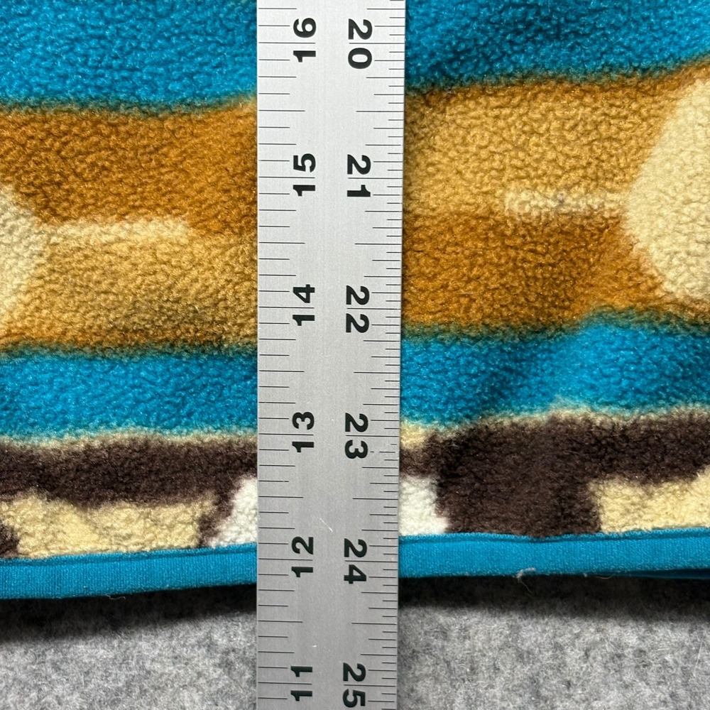 Patagonia Synchilla Snap-T Pullover Womens S Teal Brown Aztec Geometric Fleece - Picture 8 of 10
